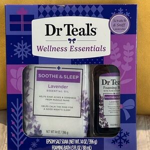Dr Teal's Lavender Bath Soak & Foaming Bath Set